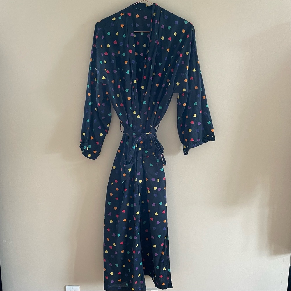 Only Hearts by Helena Stuart Rainbow Heart Robe